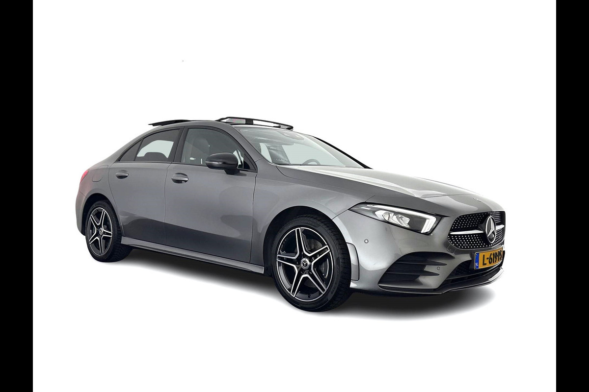 Mercedes-Benz A-Klasse 250 e AMG Limited Business Solution (Plug-in) (INCL-BTW) *PANO | LEATHER-MICROFIBRE | FULL-LED | AMBIENTLIGHT | HEATED-SPORTSEATS | WIDESCREEN-DIGICOCKPIT | DAB+ | NAVI-FULLMAP | CAMERA | PRIVACYGLASS | LANE-ASSIST | DYNAMIC-SELECT | 18'