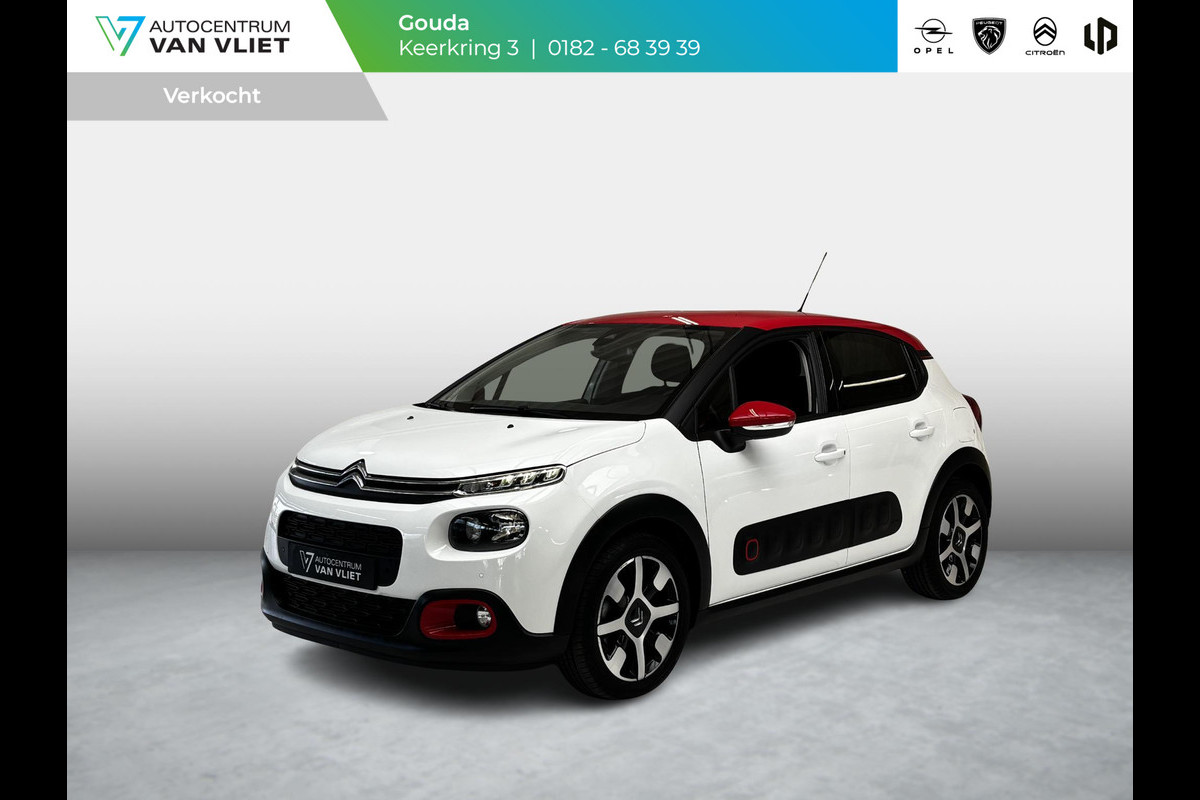 Citroën C3 1.2 PureTech S&S Shine Automaat | Navigatie | Achteruitrijcamera | Parkeersensoren | Android auto / Apple carplay