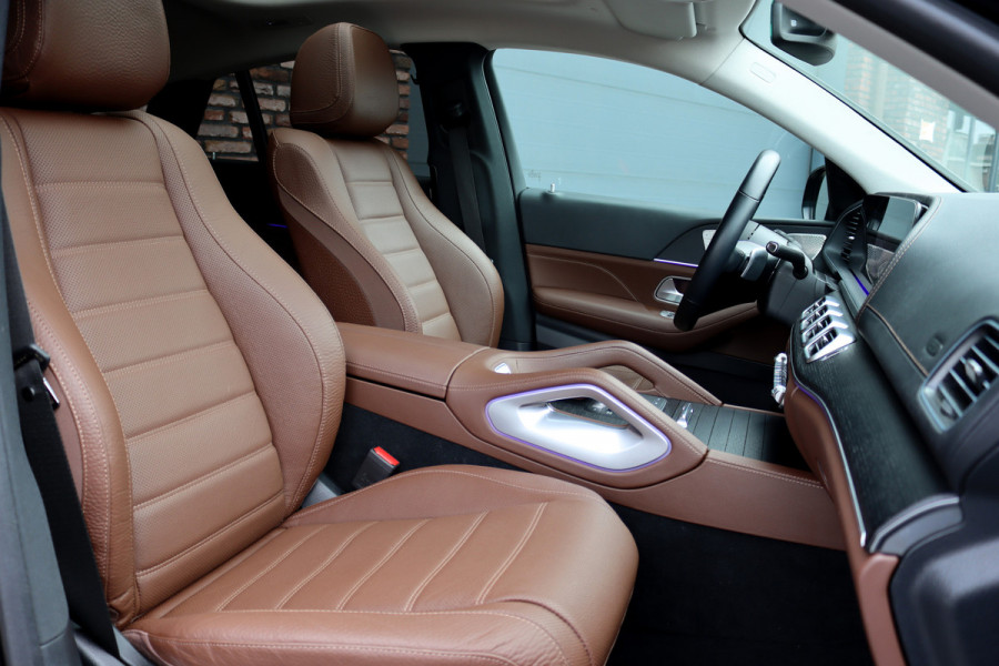 Mercedes-Benz GLE 400 e 4MATIC AMG Line | Luchtvering | Distronic | Trekhaak | Panoramadak | HUD | Verwarmd Stuurwiel | Soft-Close | Burmester | Stoelventilatie | Surround Camera | Keyless Go |