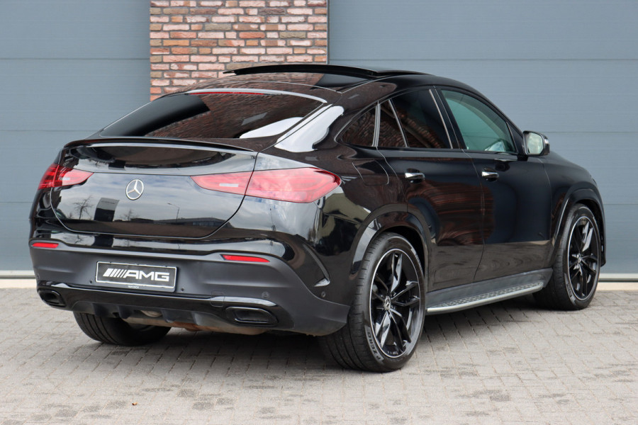 Mercedes-Benz GLE 400 e 4MATIC AMG Line | Luchtvering | Distronic | Trekhaak | Panoramadak | HUD | Verwarmd Stuurwiel | Soft-Close | Burmester | Stoelventilatie | Surround Camera | Keyless Go |
