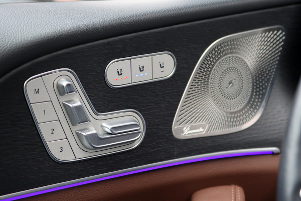 Mercedes-Benz GLE 400 e 4MATIC AMG Line | Luchtvering | Distronic | Trekhaak | Panoramadak | HUD | Verwarmd Stuurwiel | Soft-Close | Burmester | Stoelventilatie | Surround Camera | Keyless Go |