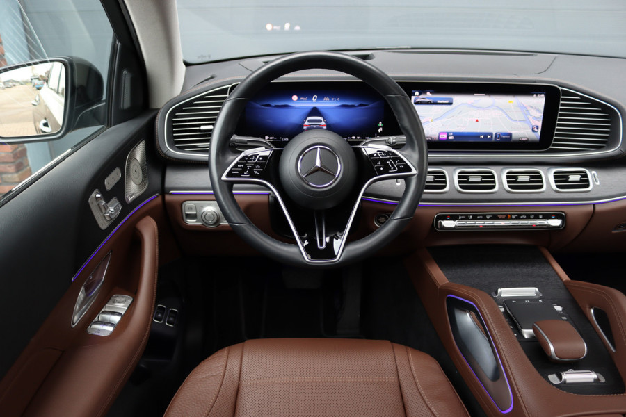 Mercedes-Benz GLE 400 e 4MATIC AMG Line | Luchtvering | Distronic | Trekhaak | Panoramadak | HUD | Verwarmd Stuurwiel | Soft-Close | Burmester | Stoelventilatie | Surround Camera | Keyless Go |