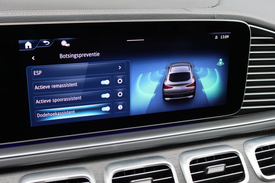 Mercedes-Benz GLE 400 e 4MATIC AMG Line | Luchtvering | Distronic | Trekhaak | Panoramadak | HUD | Verwarmd Stuurwiel | Soft-Close | Burmester | Stoelventilatie | Surround Camera | Keyless Go |