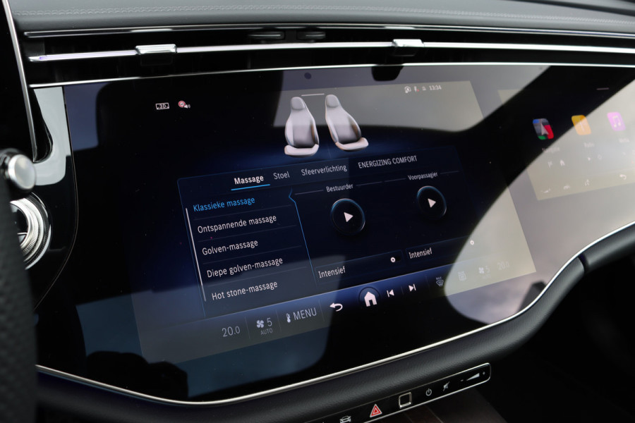 Mercedes-Benz E-Klasse 450 4MATIC AMG Line Premium+ | Luchtvering | Hyperscreen | Achterasbesturing | Massage | Nappa Leder | Stoelventilatie | Soft-Close | Trekhaak | Burmester | HUD | Verwarmd Stuurwiel |