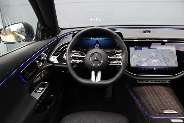 Mercedes-Benz E-Klasse 450 4MATIC AMG Line Premium+ | Luchtvering | Hyperscreen | Achterasbesturing | Massage | Nappa Leder | Stoelventilatie | Soft-Close | Trekhaak | Burmester | HUD | Verwarmd Stuurwiel |