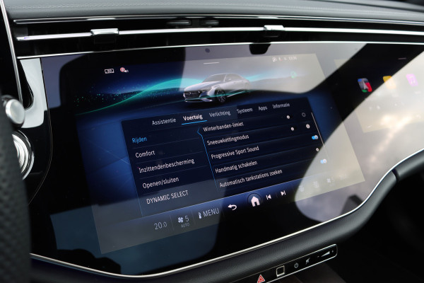 Mercedes-Benz E-Klasse 450 4MATIC AMG Line Premium+ | Luchtvering | Hyperscreen | Achterasbesturing | Massage | Nappa Leder | Stoelventilatie | Soft-Close | Trekhaak | Burmester | HUD | Verwarmd Stuurwiel |