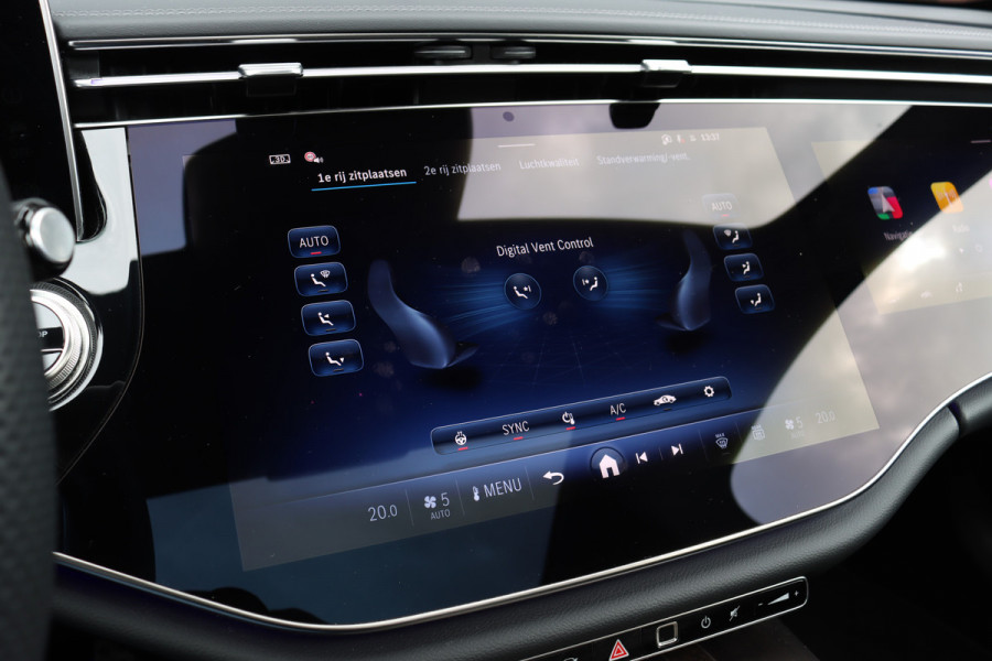 Mercedes-Benz E-Klasse 450 4MATIC AMG Line Premium+ | Luchtvering | Hyperscreen | Achterasbesturing | Massage | Nappa Leder | Stoelventilatie | Soft-Close | Trekhaak | Burmester | HUD | Verwarmd Stuurwiel |