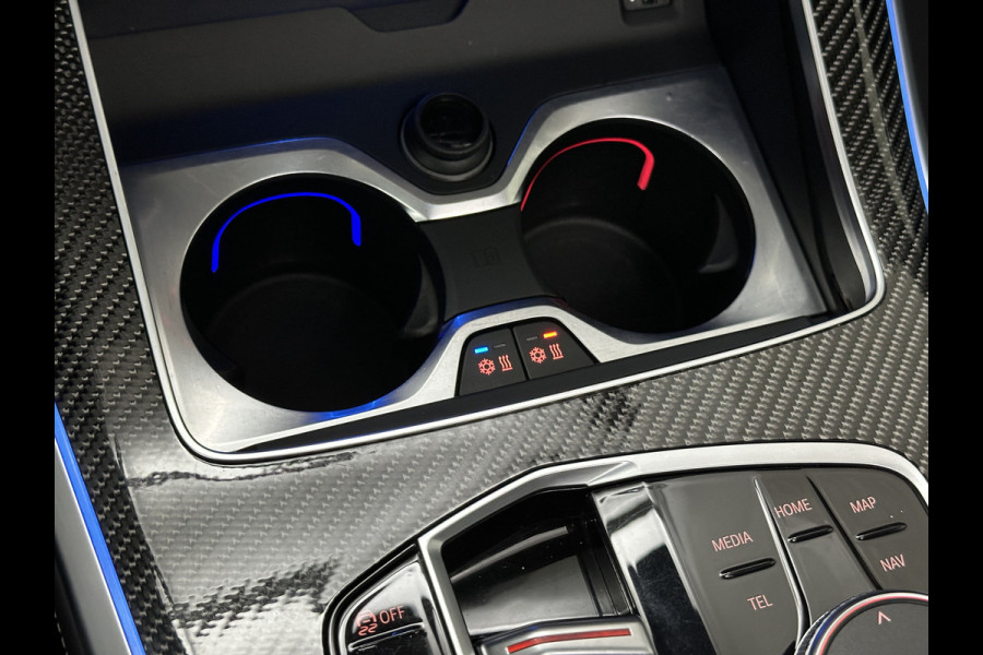 BMW X5 50e M-Sport Pro | Panorama | 360 Camera | ACC | Carbon | Individual Leder | Trekhaak | Head-Up | Keyless-Entry | Harman-Kardon | Stoelverwarming V+A | Memory | Stuurverwarming | 22 inch | Iconic-Glow | M-Gordels | ISO-Glas | Zonwering | Beker Clima | Standkachel | Carplay | Draadloos Laden |