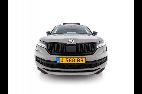 Škoda Kodiaq 1.5 TSI Sportline Business (INCL-BTW) Aut. *PANO | LEATHER-MICROFIBRE | FULL-LED | MEMORY-PACK | DIGI-COCKPIT | NAVI-FULLMAP | CAMERA | DAB+ | AMBIENT-LIGHT | KEYLESS | DAB+ | CARPLAY | PRIVACY-GLASS | 20"ALU*