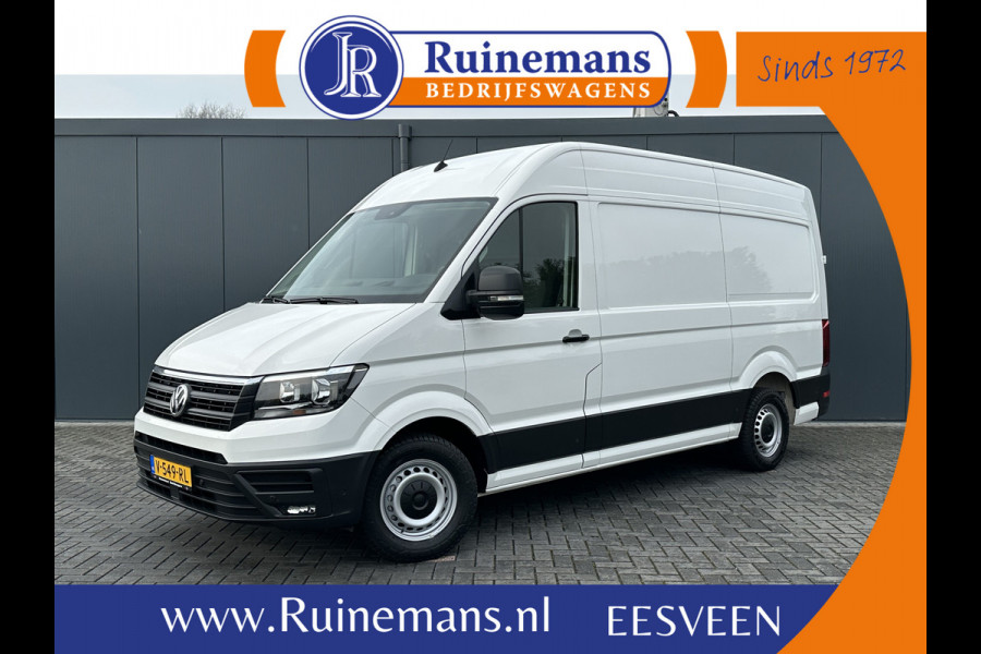 Volkswagen Crafter 2.0 TDI 141 PK RWD HIGHLINE ++ / L3H3 / 1e EIG. / BOTT INRICHTING / 3 TONS TREKHAAK / GEVEERDE STOEL / CAMERA / CRUISE / AIRCO