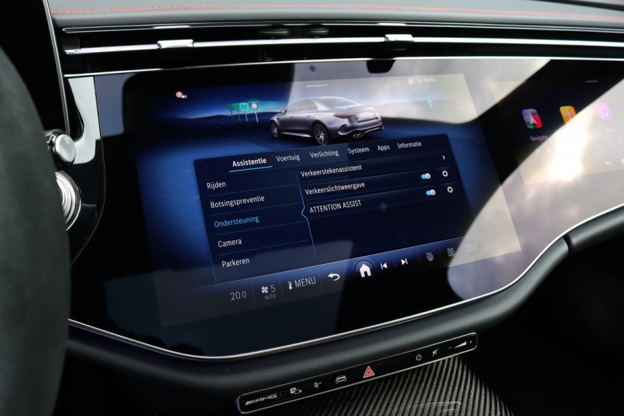 Mercedes-Benz E-Klasse AMG 53 4MATIC+ Premium | 585pk | Hyperscreen | Achterasbesturing | Carbon | AMG Drivers Package | Distronic+ | HUD | Panoramadak | Digital Light | Burmester |