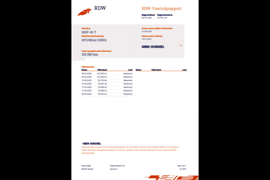 Hyundai IONIQ 1.6 GDi PHEV Premium | Pano/Dak | Adaptieve/Cruise | Apple/Carplay | Stoelkoeling/Verwarming