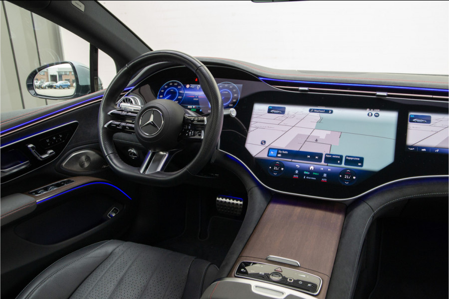 Mercedes-Benz EQS 580 4MATIC AMG Premium Plus, Massage, Hyperscreen, Achterasbesturing, 524 pk