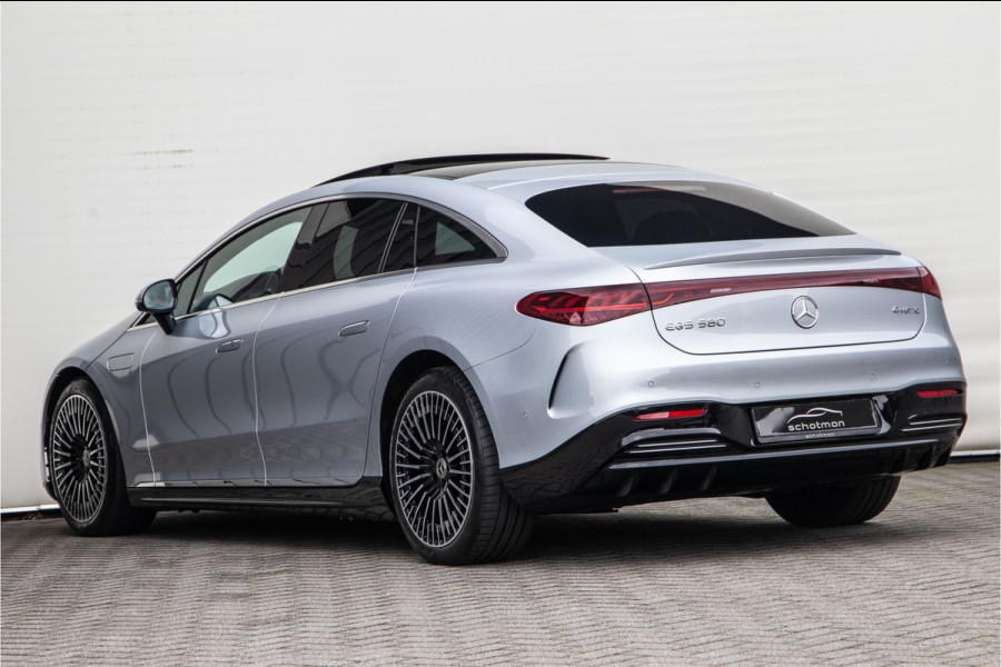 Mercedes-Benz EQS 580 4MATIC AMG Premium Plus, Massage, Hyperscreen, Achterasbesturing, 524 pk