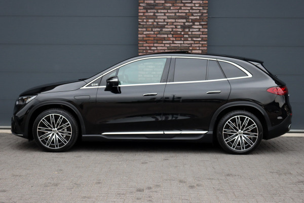 Mercedes-Benz EQE SUV 350 4MATIC AMG Line 91 kWh | Distronic+ | Panoramadak | Memory | Burmester | Digital Light | Surround Camera | 22kW | Warmtepomp | Keyless Go |