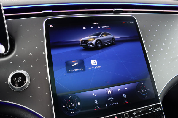 Mercedes-Benz EQE SUV 350 4MATIC AMG Line 91 kWh | Distronic+ | Panoramadak | Memory | Burmester | Digital Light | Surround Camera | 22kW | Warmtepomp | Keyless Go |