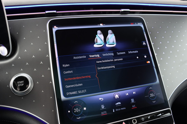 Mercedes-Benz EQE SUV 350 4MATIC AMG Line 91 kWh | Distronic+ | Panoramadak | Memory | Burmester | Digital Light | Surround Camera | 22kW | Warmtepomp | Keyless Go |