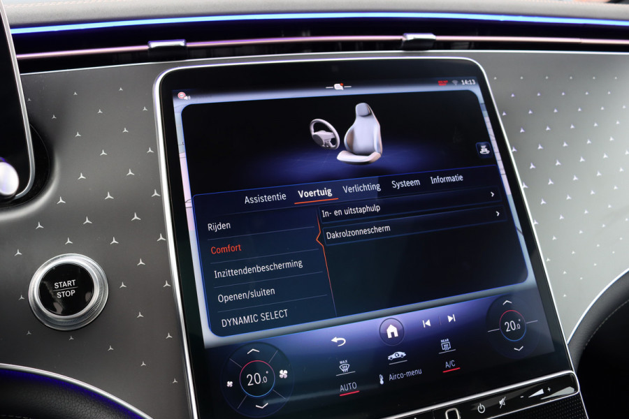 Mercedes-Benz EQE SUV 350 4MATIC AMG Line 91 kWh | Distronic+ | Panoramadak | Memory | Burmester | Digital Light | Surround Camera | 22kW | Warmtepomp | Keyless Go |
