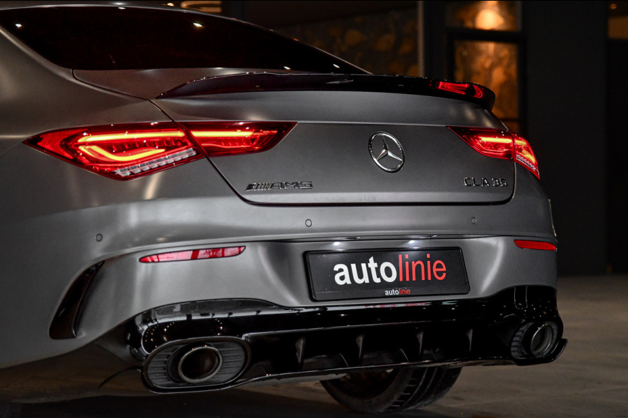 Mercedes-Benz CLA-Klasse AMG 35 4MATIC Aero. Schaal, Perf Stuur, Burm, Keyless, Camera, CarPlay, Sfeer!