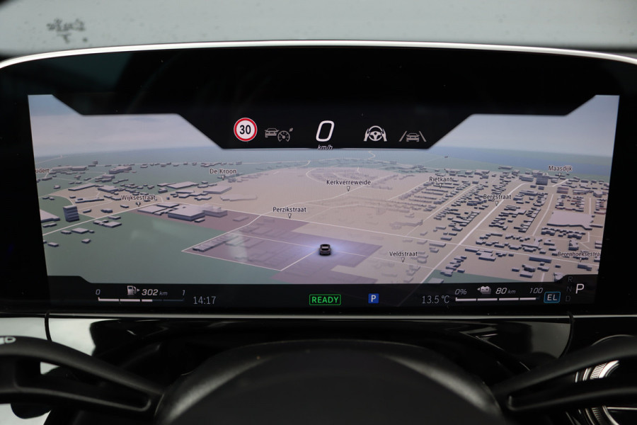 Mercedes-Benz E-Klasse Estate 300 e AMG Line | Luchtvering | Hyperscreen | Stoelventilatie | Distronic+ | Massage | Digital Light | Trekhaak | Surround Camera | Nappa Leder | Burmester | Keyless Go | Vlakkenverwarming |