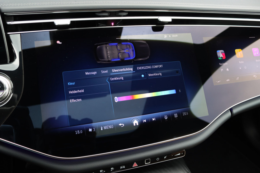 Mercedes-Benz E-Klasse Estate 300 e AMG Line | Luchtvering | Hyperscreen | Stoelventilatie | Distronic+ | Massage | Digital Light | Trekhaak | Surround Camera | Nappa Leder | Burmester | Keyless Go | Vlakkenverwarming |