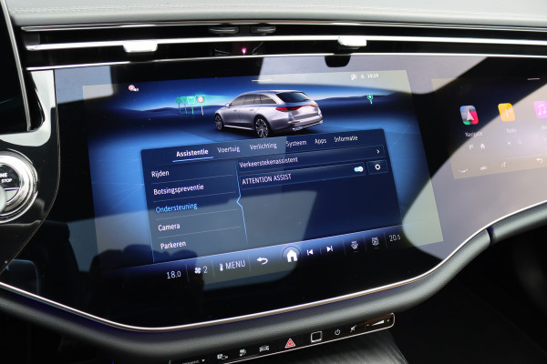 Mercedes-Benz E-Klasse Estate 300 e AMG Line | Luchtvering | Hyperscreen | Stoelventilatie | Distronic+ | Massage | Digital Light | Trekhaak | Surround Camera | Nappa Leder | Burmester | Keyless Go | Vlakkenverwarming |