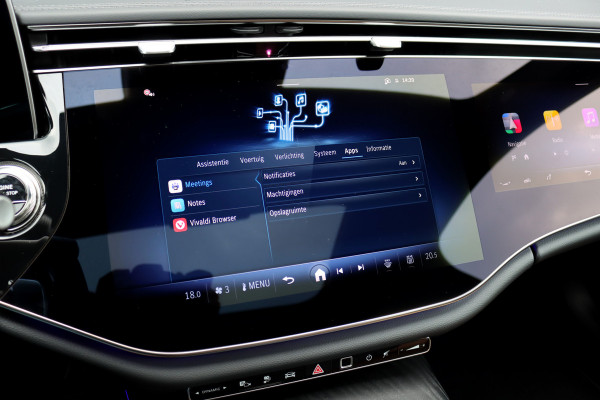 Mercedes-Benz E-Klasse Estate 300 e AMG Line | Luchtvering | Hyperscreen | Stoelventilatie | Distronic+ | Massage | Digital Light | Trekhaak | Surround Camera | Nappa Leder | Burmester | Keyless Go | Vlakkenverwarming |