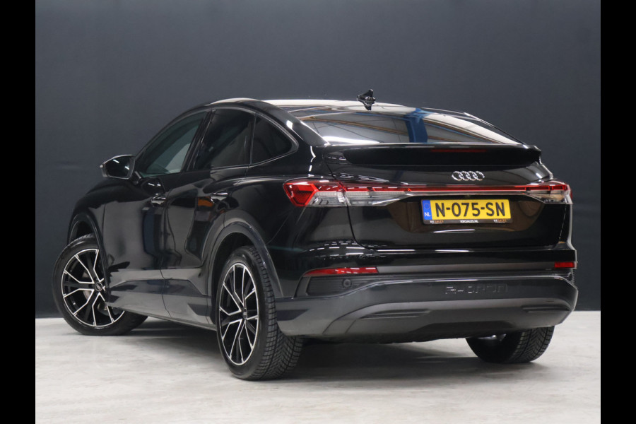 Audi Q4 Sportback e-tron 40 Launch edition Advanced Plus 77 kWh [TREKHAAK INKLAPBAAR, MEMORY SEATS, APPLE CARPLAY, ANDROID, STUURVERWARMING, ADAPTIVE CRUISE, CAMERA, STOELVERWARMING, PDC V+A, CLIMATE, NIEUWSTAAT]