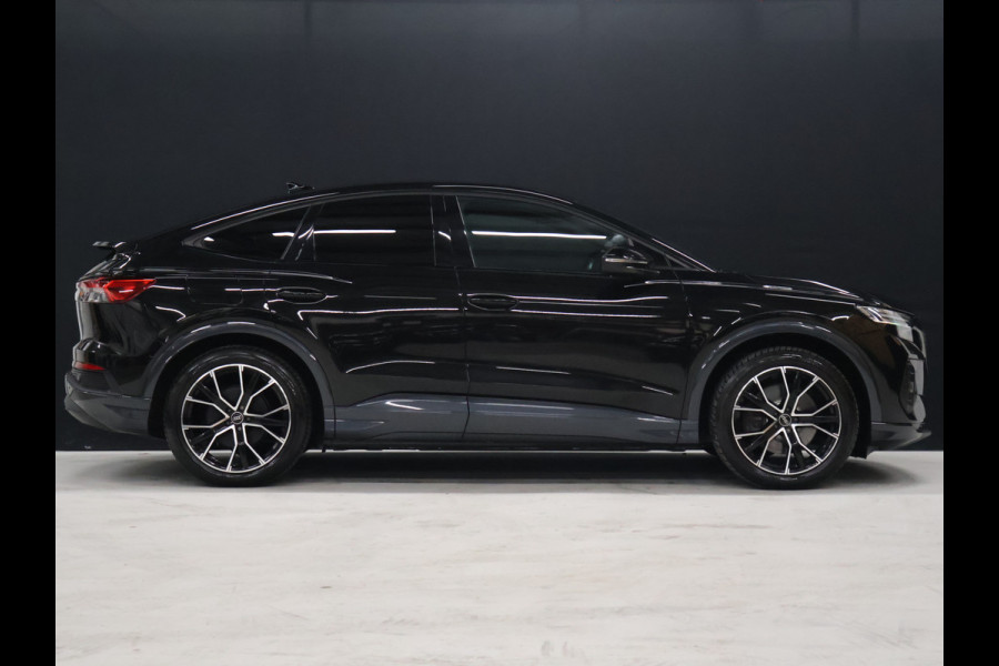 Audi Q4 Sportback e-tron 40 Launch edition Advanced Plus 77 kWh [TREKHAAK INKLAPBAAR, MEMORY SEATS, APPLE CARPLAY, ANDROID, STUURVERWARMING, ADAPTIVE CRUISE, CAMERA, STOELVERWARMING, PDC V+A, CLIMATE, NIEUWSTAAT]