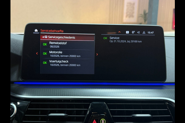 BMW 5 Serie Touring 520i Business Edition Plus M-pakket Hud Navi DAB Carplay Trekhaak Stoelverw. Memory Virtual Matrix ACC