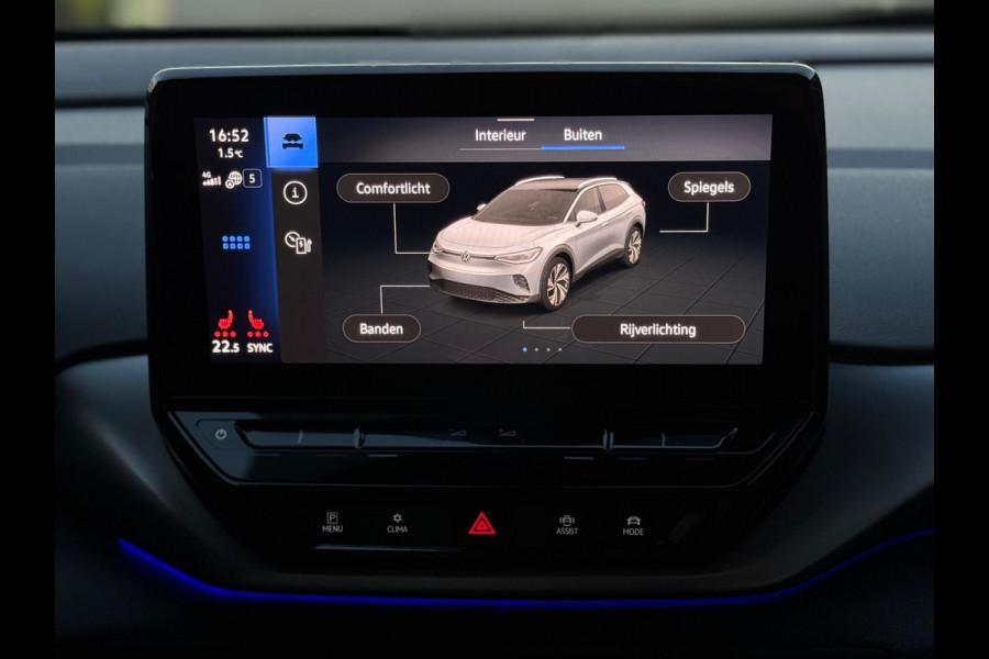Volkswagen ID.4 First 77 kWh, achteruitrijcamera, 20 inch, wegklapbare trekhaak , stoelverwarming, 1 e eigenaar, NL auto met nap