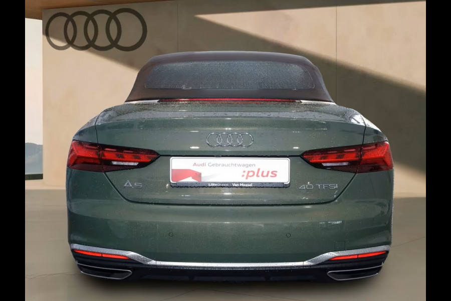Audi A5 Cabriolet 40 Tfsi S-LINE S-Tronic (150kW/204pk) ** MATRIX, VIRTUAL, NEKVERW, HuD, 19-inch LMV,  KEYLESS ** 1e EIG - UNFALLFREI - AUDI ONDERH. ** ** INFORMEER OOK NAAR ONZE AANTREKKELIJKE FINANCIAL-LEASE TARIEVEN **