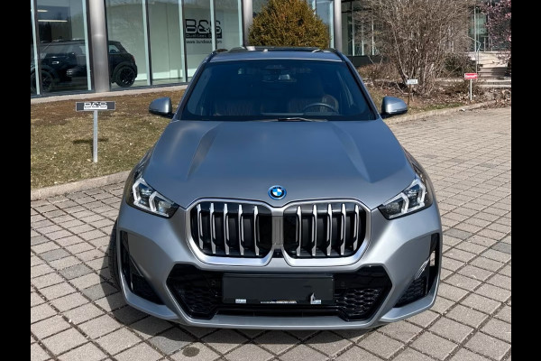 BMW X1 xDrive30e M-SPORT ** FROZEN GREY / MOKKA LEDER, FULL OPTIONS, PANO, TREKH, 20-inch LMV, INNOVATION ** Ex BMW-AG ** ** INFORMEER OOK NAAR ONZE AANTREKKELIJKE FINANCIAL-LEASE TARIEVEN **