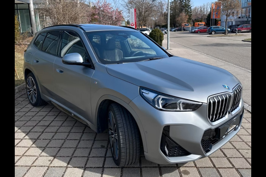 BMW X1 xDrive30e M-SPORT ** FROZEN GREY / MOKKA LEDER, FULL OPTIONS, PANO, TREKH, 20-inch LMV, INNOVATION ** Ex BMW-AG ** ** INFORMEER OOK NAAR ONZE AANTREKKELIJKE FINANCIAL-LEASE TARIEVEN **