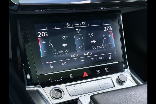 Audi e-tron Quattro S-Line Pano-dak Luchtvering Sportstoelen Zwarte-Hemel PTC Apple Carplay Androi Auto Leder/Alcantara Memory Navi Camera P SOH 91% Stoelverwarming Led Elek.Stoelen DAB Elek.Achterklep Keyless Dealeronderhouden Origineel Nederlandse Auto Zeer Compleet