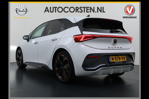 CUPRA Born Adrenaline One 62kWh 204pk 19" Camera Adap.Cruise Navi Ecc Apple Carplay Android Auto Pdc SOH 93% Stoel+Stuurverwarming Keyless advanced Led Lmv Privacy Glas Isofix Bluetooth Rijstrooksensor Origineel Nederlandse Auto