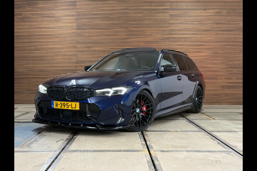 BMW 3 Serie Touring M340i xDrive LCI M-Sport Pro | FaceLift BOMvol!| M-Performance | Maxton Design | Tansaniet Blauw Individual |