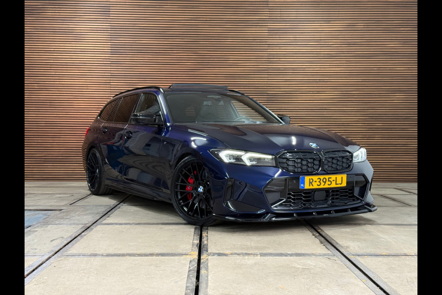 BMW 3 Serie Touring M340i xDrive LCI M-Sport Pro | FaceLift BOMvol!| M-Performance | Maxton Design | Tansaniet Blauw Individual |