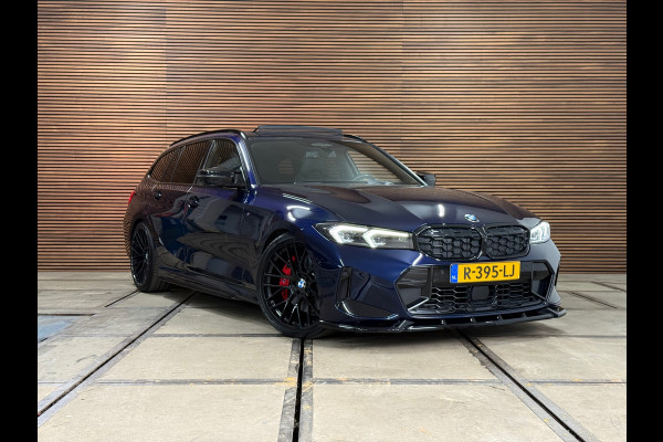 BMW 3 Serie Touring M340i xDrive LCI M-Sport Pro | FaceLift BOMvol!| M-Performance | Maxton Design | Tansaniet Blauw Individual |