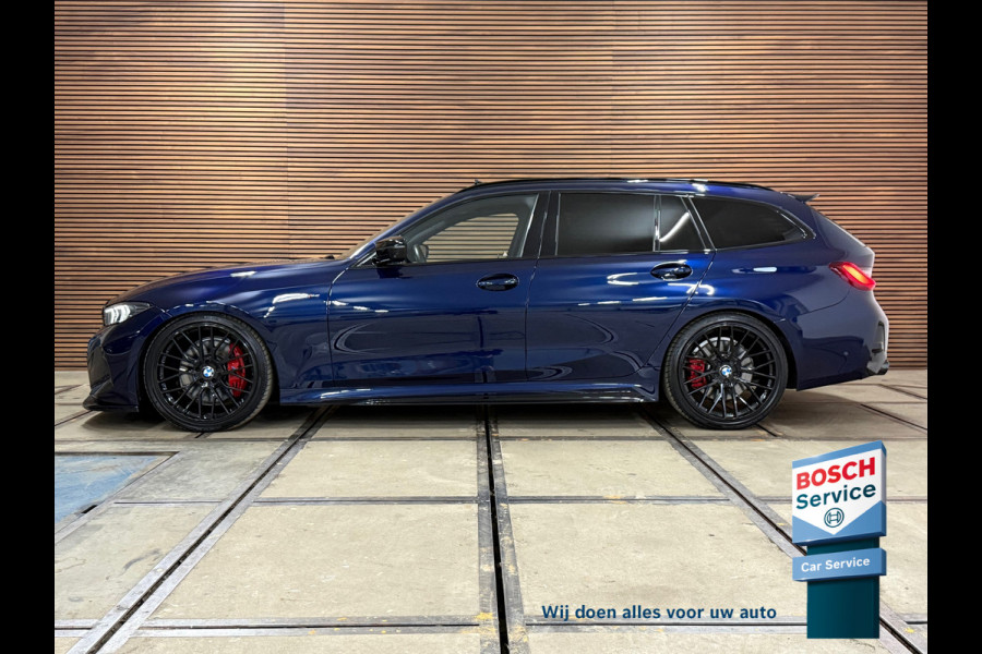 BMW 3 Serie Touring M340i xDrive LCI M-Sport Pro | FaceLift BOMvol!| M-Performance | Maxton Design | Tansaniet Blauw Individual |