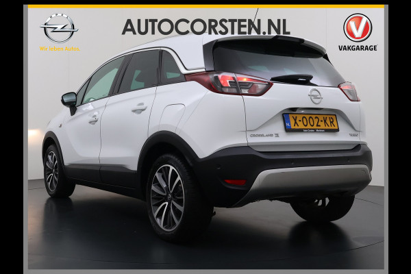 Opel Crossland X 1.2T 111pk AUTOMAAT Pano-Dak HUD 360°Camera Head-Up-Display Navi Ecc Apple Carplay Android Auto Pdc Innovation Cruise Control Lmv Bluetooth Isofix Regen-Lichtsensor LaneAssist