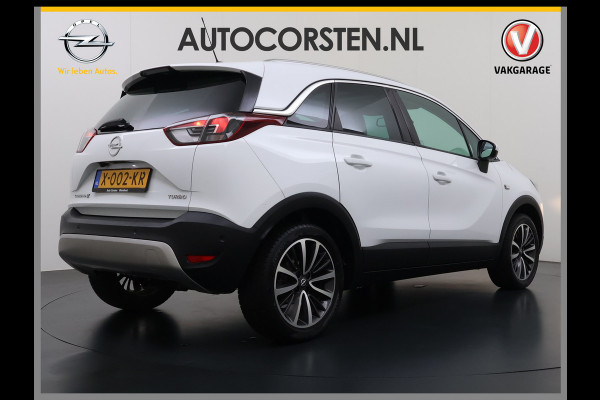 Opel Crossland X 1.2T 111pk AUTOMAAT Pano-Dak HUD 360°Camera Head-Up-Display Navi Ecc Apple Carplay Android Auto Pdc Innovation Cruise Control Lmv Bluetooth Isofix Regen-Lichtsensor LaneAssist
