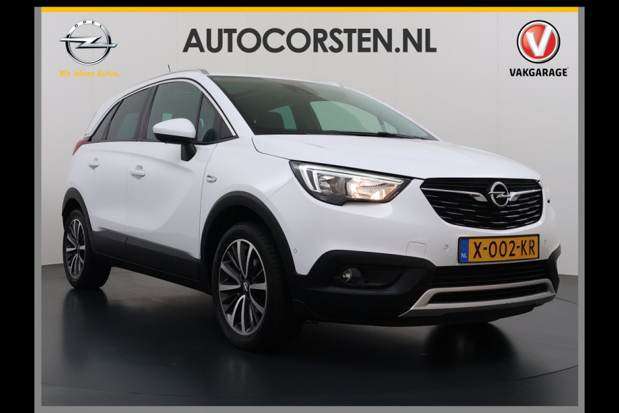 Opel Crossland X 1.2T 111pk AUTOMAAT Pano-Dak HUD 360°Camera Head-Up-Display Navi Ecc Apple Carplay Android Auto Pdc Innovation Cruise Control Lmv Bluetooth Isofix Regen-Lichtsensor LaneAssist