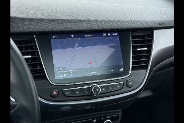 Opel Crossland X 1.2T 111pk AUTOMAAT Pano-Dak HUD 360°Camera Head-Up-Display Navi Ecc Apple Carplay Android Auto Pdc Innovation Cruise Control Lmv Bluetooth Isofix Regen-Lichtsensor LaneAssist