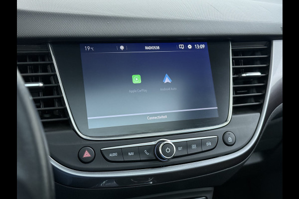 Opel Crossland X 1.2T 111pk AUTOMAAT Pano-Dak HUD 360°Camera Head-Up-Display Navi Ecc Apple Carplay Android Auto Pdc Innovation Cruise Control Lmv Bluetooth Isofix Regen-Lichtsensor LaneAssist