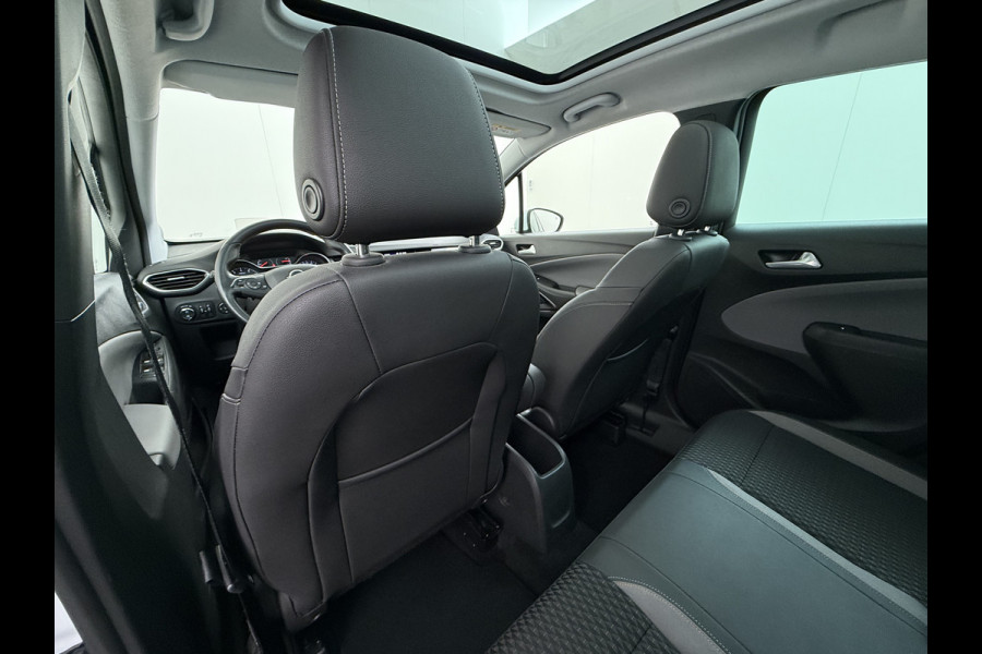 Opel Crossland X 1.2T 111pk AUTOMAAT Pano-Dak HUD 360°Camera Head-Up-Display Navi Ecc Apple Carplay Android Auto Pdc Innovation Cruise Control Lmv Bluetooth Isofix Regen-Lichtsensor LaneAssist