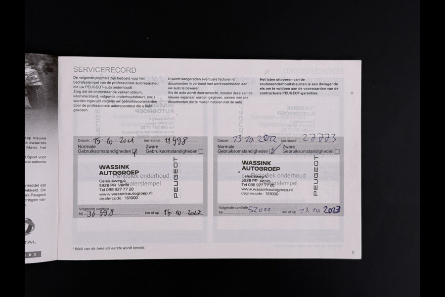 Peugeot 5008 T131pk AUT-8 7-Pers. 360°Camera Apple Carplay Android Pdc Navi Connected Services 1/2 Leer Ecc Cruise Control Blue Premium Avant Isofix Privacy Glas Lmv Led Elek.Achterklep Regen-Lichtsensor Keyless DAB+ EURO6 Dealeronderhouden Origineel Nederlandse Auto € 41.000 nieuw