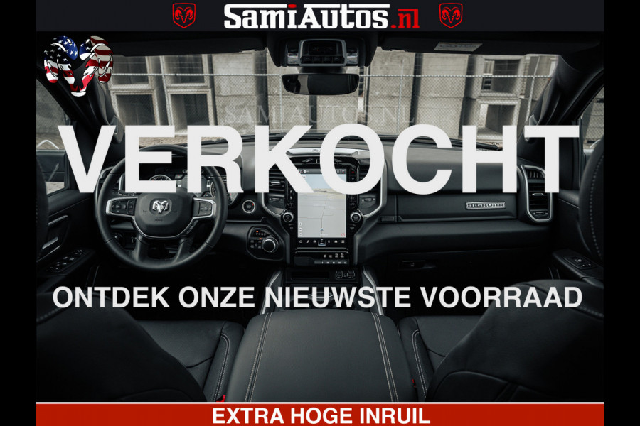Dodge Ram SPORT | 5.7 V8 4x4 HEMI | PANORAMA DAK | GROOTSCHEM 12 INCH | LPG | Patriot Blue CREW CAB | DUBBELE CABINE | 5 PERSOONS | DC | VOORRAAD NR 2557 - 3328