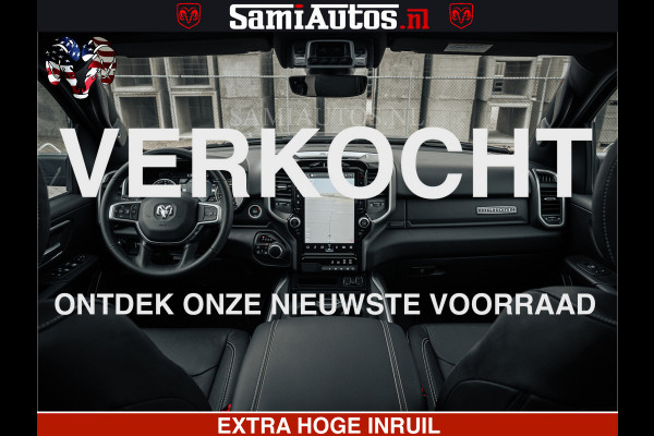 Dodge Ram SPORT | 5.7 V8 4x4 HEMI | PANORAMA DAK | GROOTSCHEM 12 INCH | LPG | Patriot Blue CREW CAB | DUBBELE CABINE | 5 PERSOONS | DC | VOORRAAD NR 2557 - 3328