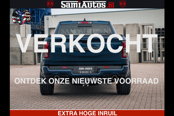 Dodge Ram SPORT | 5.7 V8 4x4 HEMI | PANORAMA DAK | GROOTSCHEM 12 INCH | LPG | Patriot Blue CREW CAB | DUBBELE CABINE | 5 PERSOONS | DC | VOORRAAD NR 2557 - 3328
